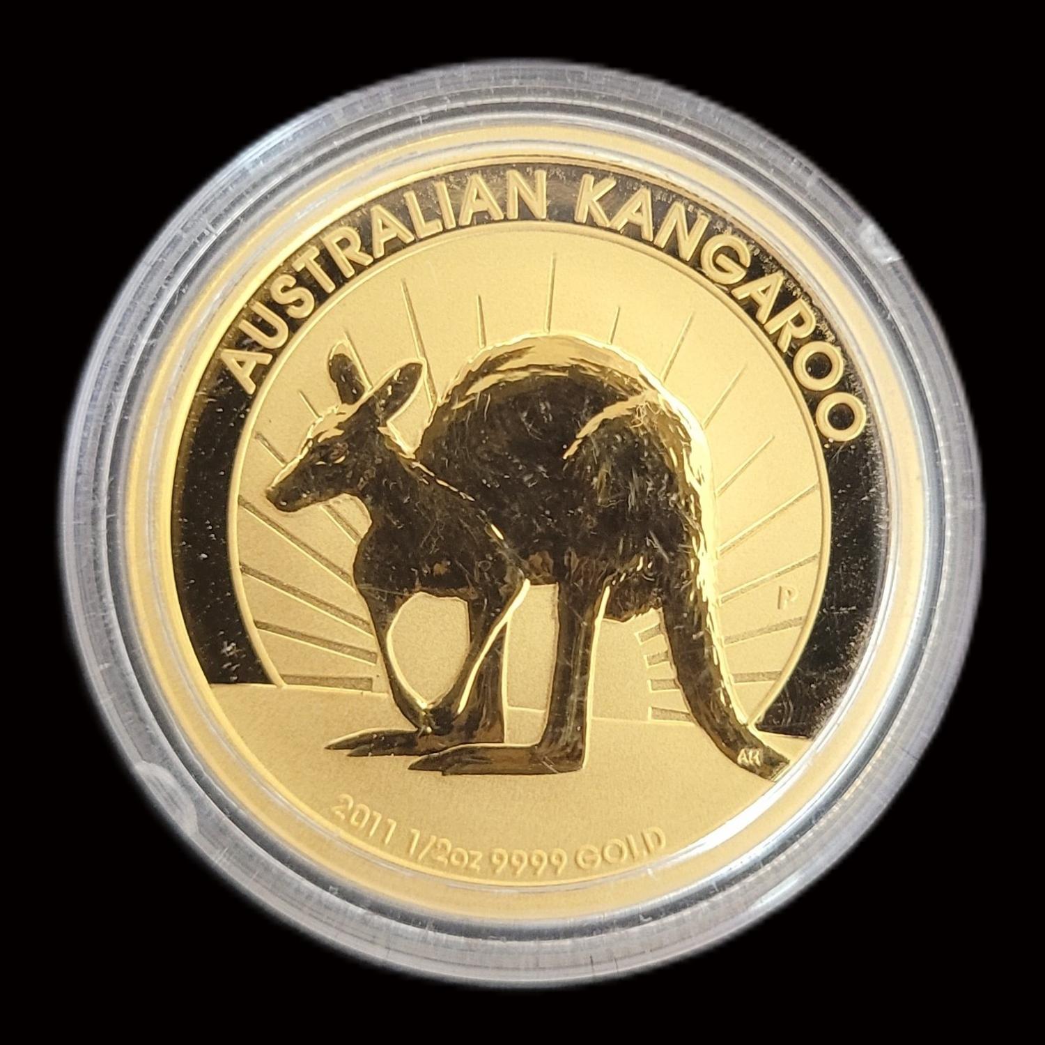 Thumbnail for 2011 Half oz Gold Kangaroo