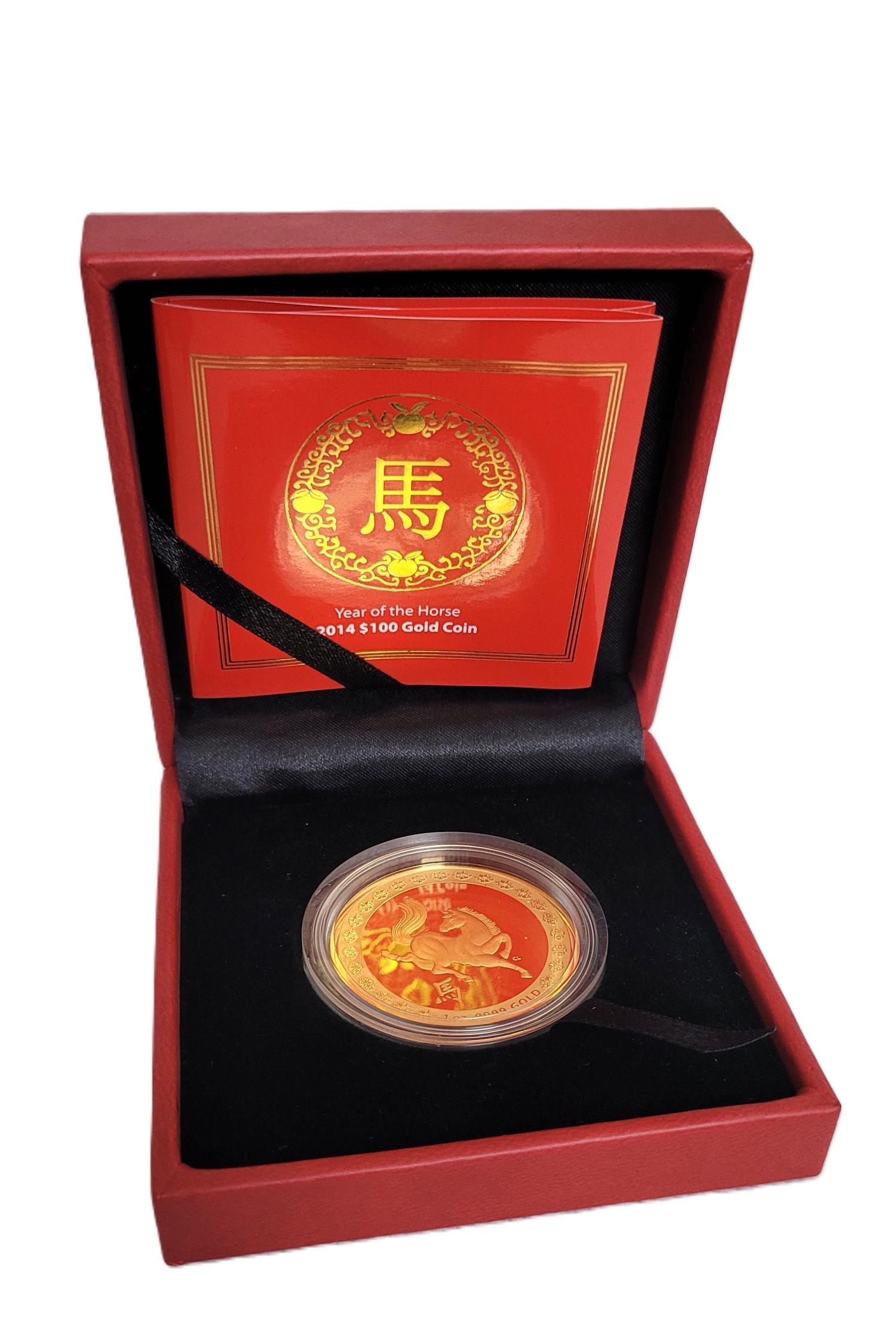 Thumbnail for 2014 Lunar Year of the Horse 1oz Gold Proof Coin