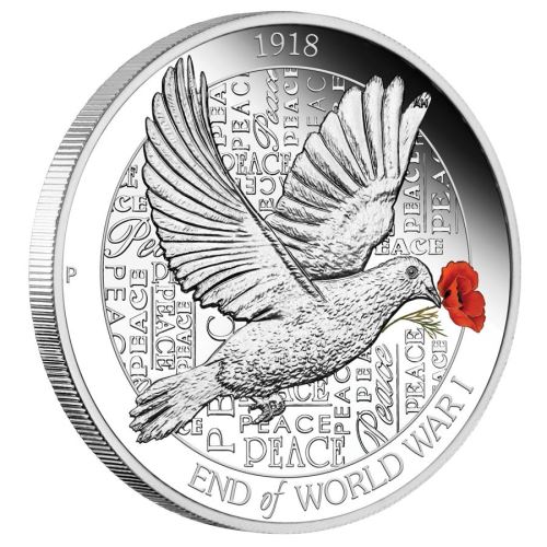 Thumbnail for 2018 1oz 100th Anniversary End of WW1 Silver Proof Coin