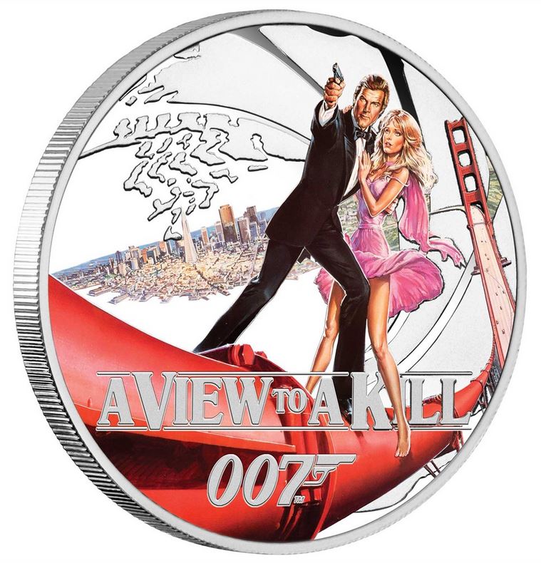 Thumbnail for 2022 James Bond 007 A View To a Kill Half oz Silver Proof