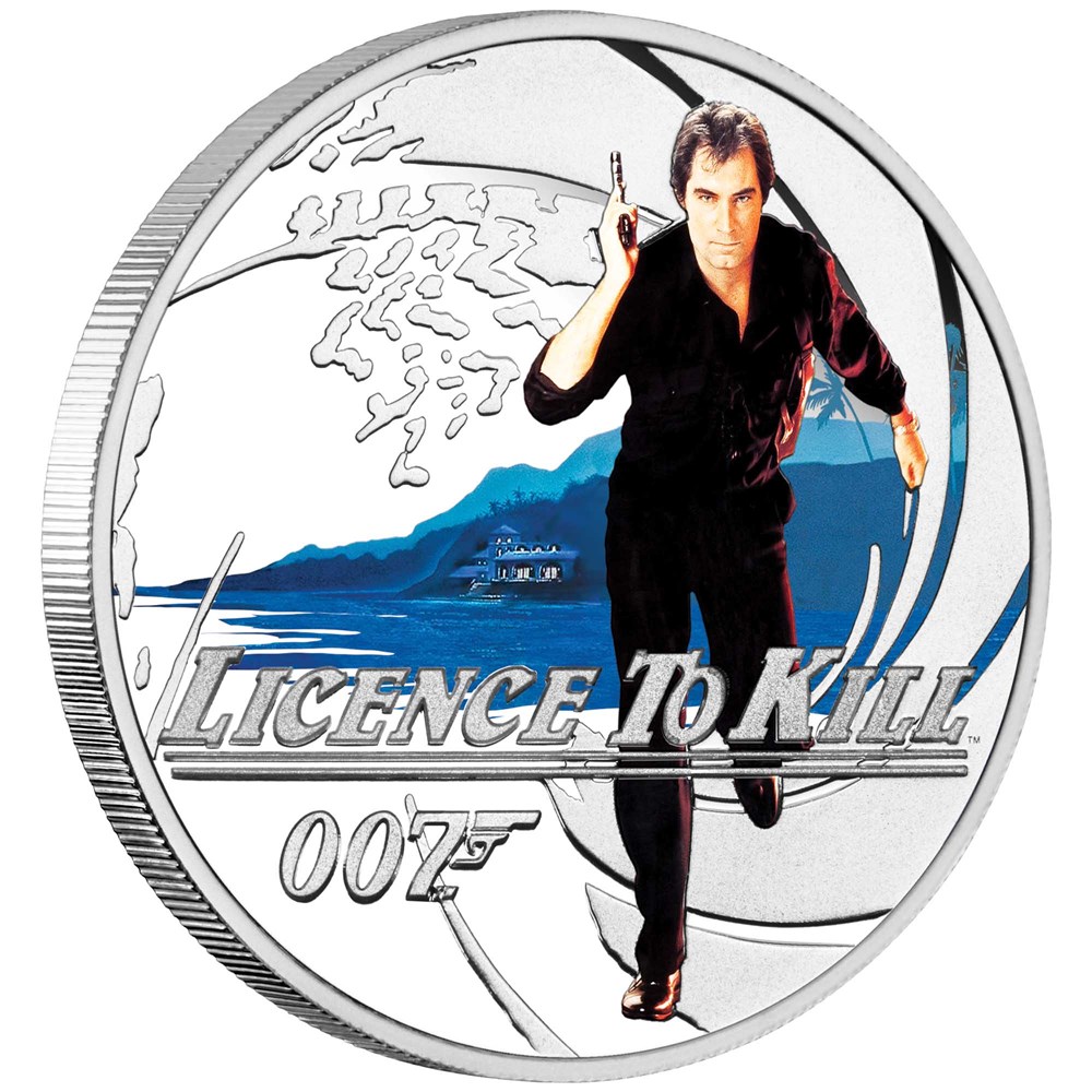 Thumbnail for 2022 James Bond 007 Licence to Kill Half oz Silver Proof