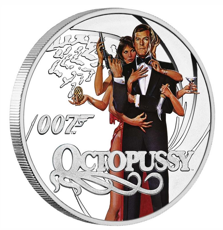 Thumbnail for 2022 James Bond 007 Octopussy Half oz Silver Proof