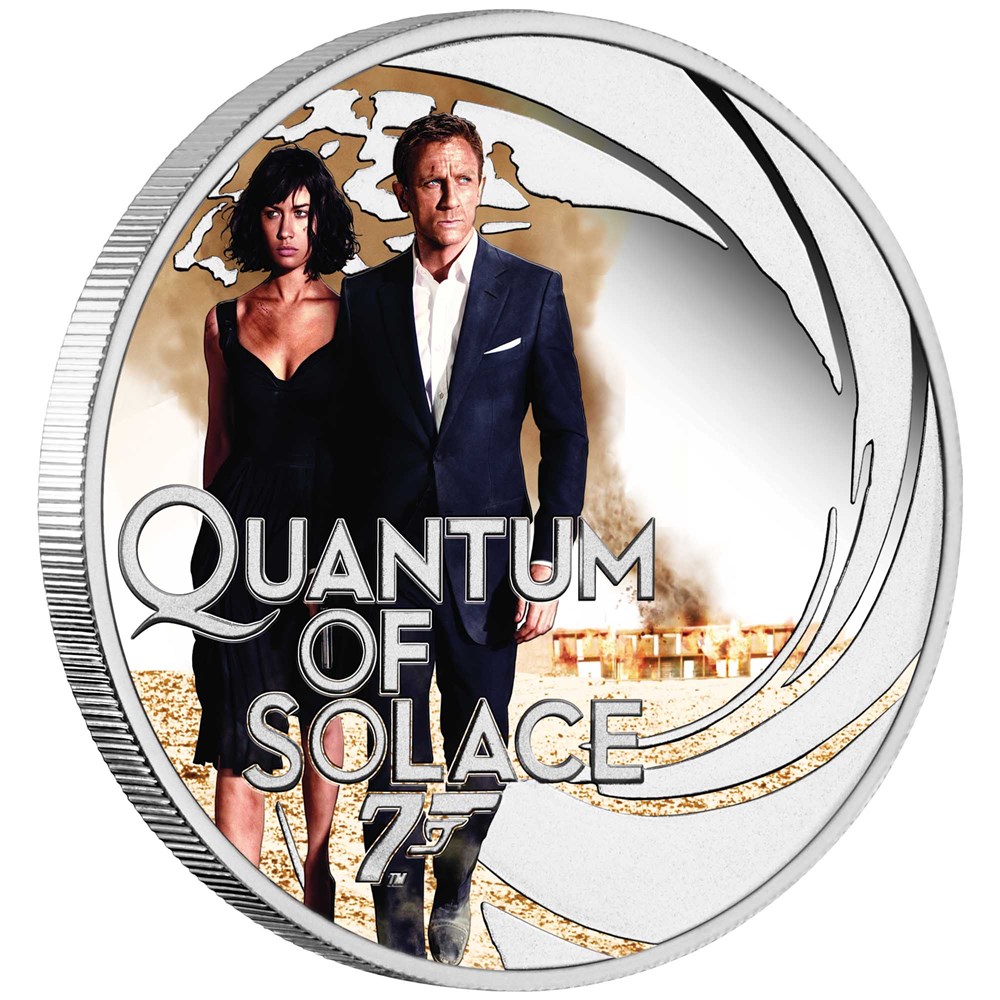 Thumbnail for 2022 James Bond 007 Quantum of Solace Half oz Silver Proof