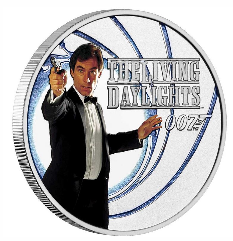 Thumbnail for 2022 James Bond 007 The Living Daylights Half oz Silver Proof