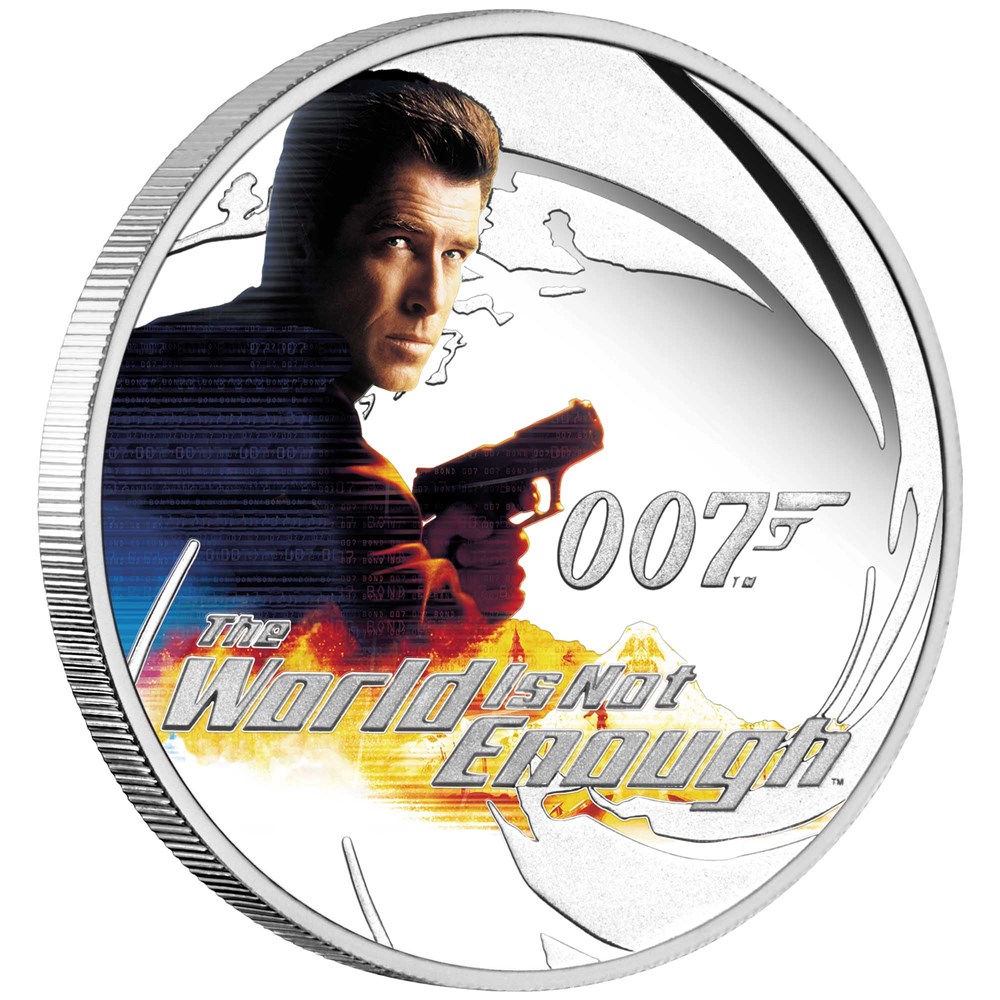 Thumbnail for 2022 James Bond 007 The World is Not Enough Half oz Silver Proof
