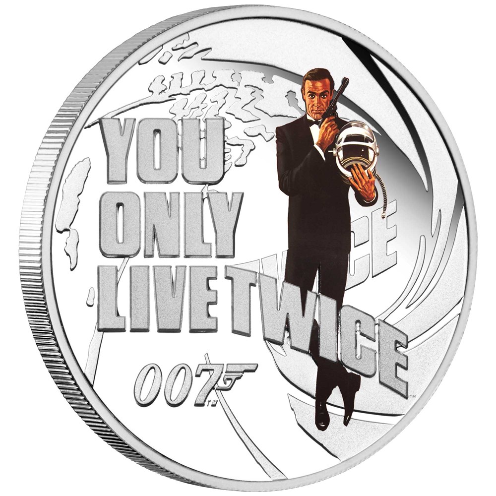 Thumbnail for 2021 James Bond 007 You Only Live Twice Half oz Silver Proof