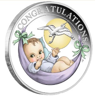 Thumbnail for 2022 Newborn Half oz Silver Proof Coin