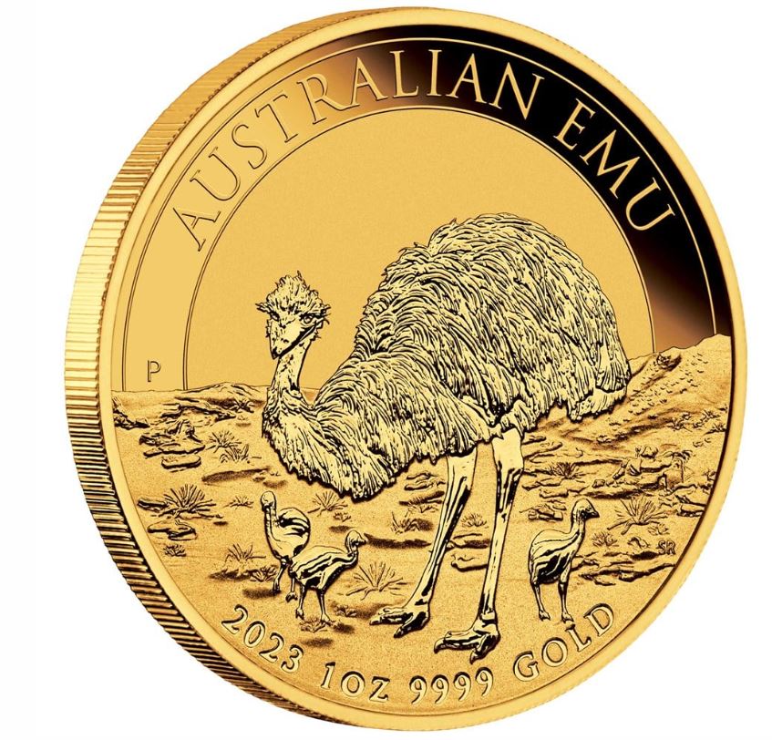 Thumbnail for 2023 $100 Australian Emu 1oz GOLD Bullion Coin