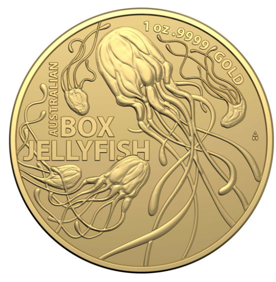 Thumbnail for 2023 $100 Australia's Most Dangerous -  Australian Box Jellyfish Gold Investment Coin in Capsule
