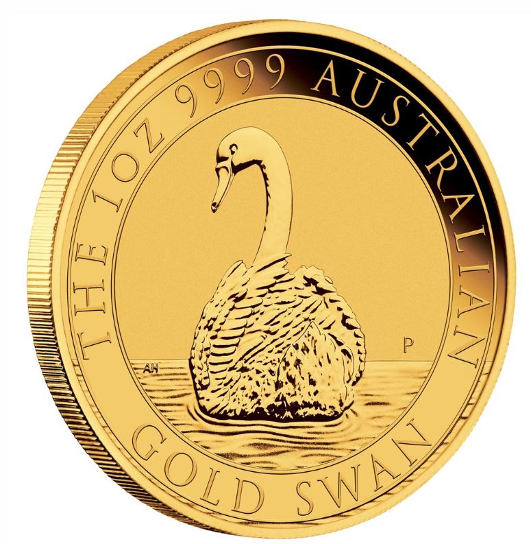 Thumbnail for 2023 $100 Austraian Swan 1oz Gold 99.99% Bullion Coin (Memorial Effigy)