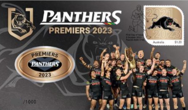 Thumbnail for 2023 NRL Grand Final - Panthers Premiers 2023 Postal Medallion Cover