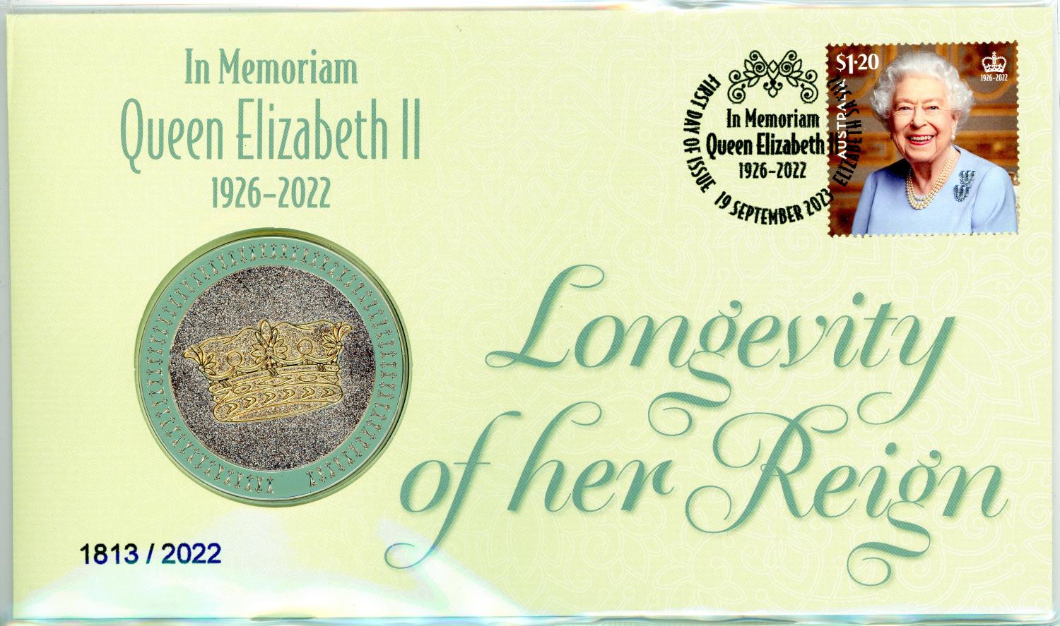 Thumbnail for 2023 In Memoriam Queen Elizabeth II 1926-2022 Longevity of Her Reign PMC