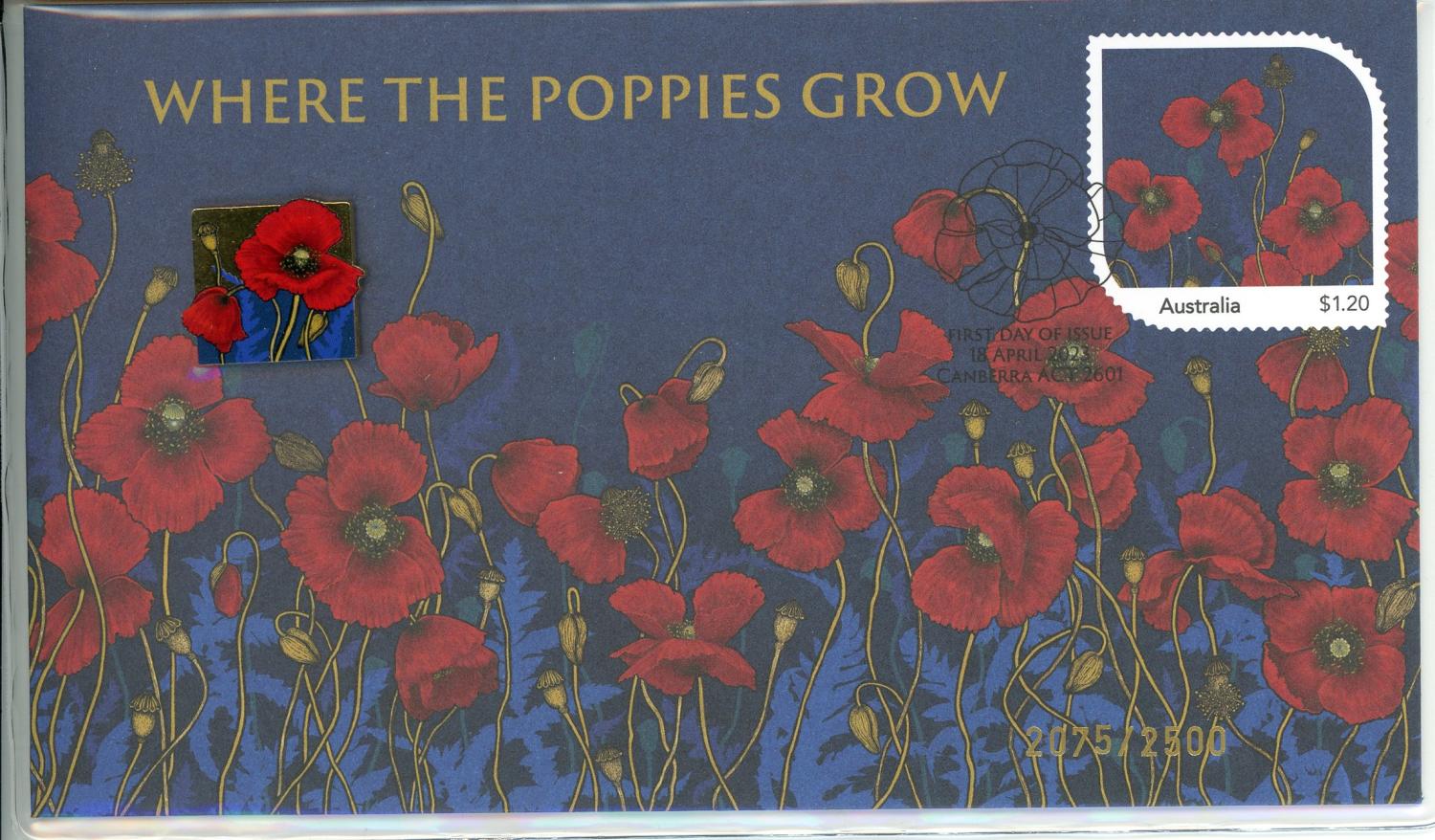 Thumbnail for 2023 Where the Poppies Grow Prestige Cover with Lapel Badge