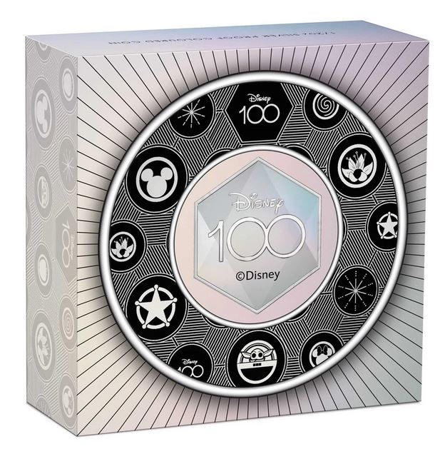 Thumbnail for 2023 Half oz Silver Proof Coloured Coin - Disney 100th Anniversary 