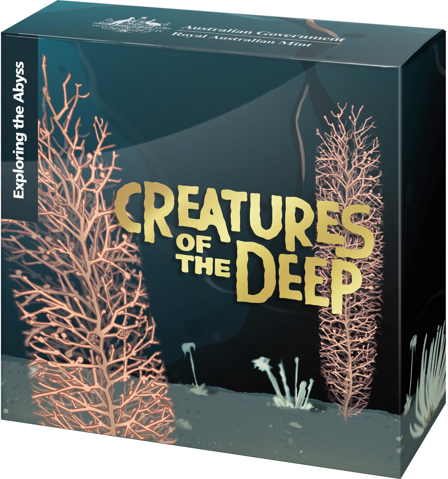 Thumbnail for 2023 $10 Creatures of the Deep 'C' Mintmark Gold One Tenth oz Proof Coin 