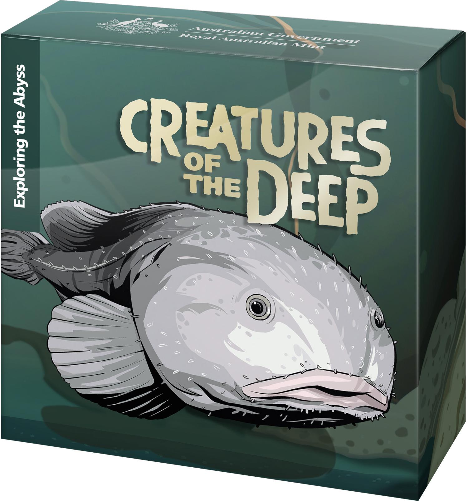 Thumbnail for 2023 $1 Creatures of the Deep 'C' Mintmark Fine Silver Proof Coin
