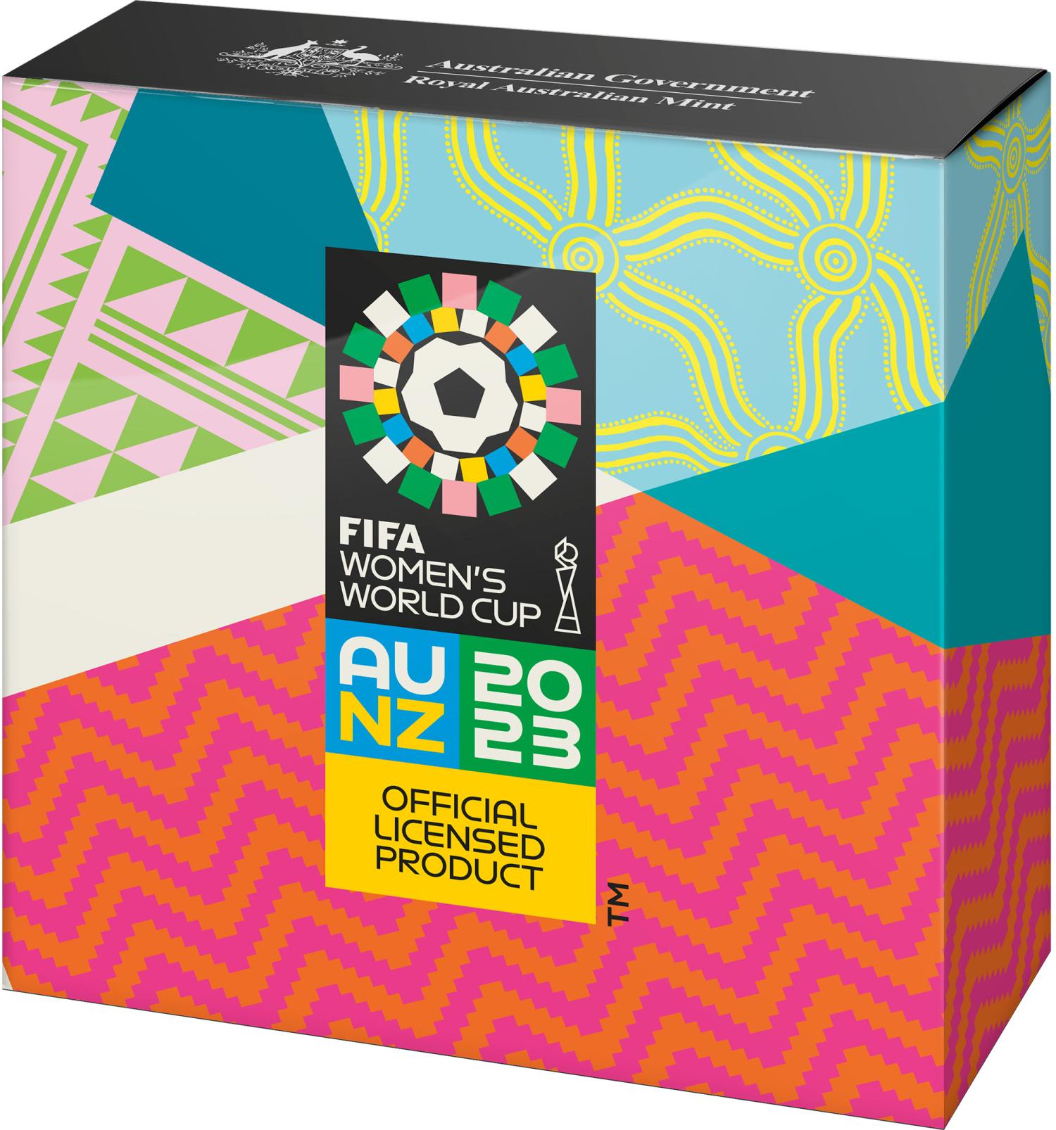 Thumbnail for 2023 $1 FIFA Women's World Cup Aust & NZ 2023 ™ $1 Half Oz Silver Proof Coin in Box