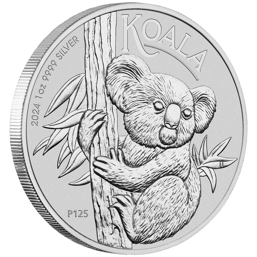 Thumbnail for 2024 Koala One oz Silver Bullion Coin with Charles III Effigy - Perth Mint