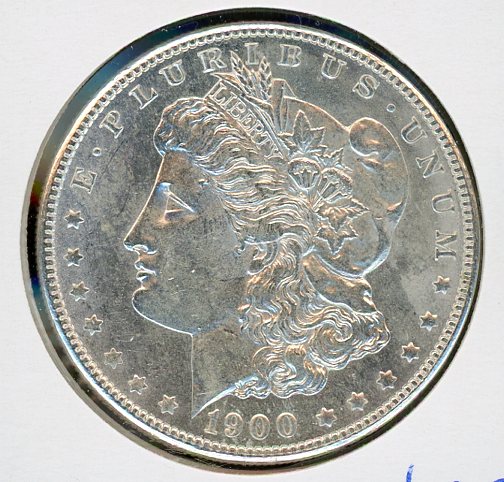 Thumbnail for 1900 American Silver Morgan Dollar aUNC