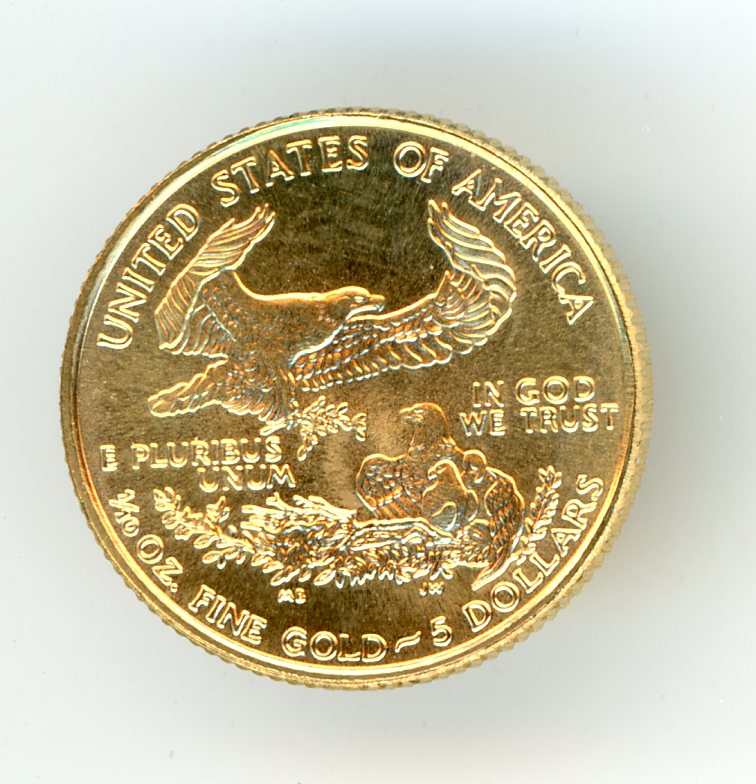 Thumbnail for 1996 American Tenth oz Gold Double Eagle