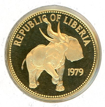Thumbnail for 1979 Liberia $100 Gold Coin