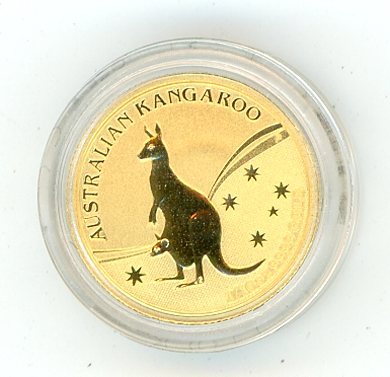 Thumbnail for 2009 Australian One Tenth oz Kangaroo in Capsule