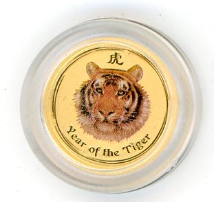 Thumbnail for 2010 Australian One Twentieth oz Coloured - Year of the Tiger