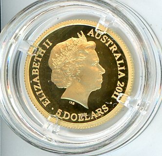 2011 Australian One Twentififth oz Gold Proof in Capsule - Port Arthur ...