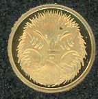 Thumbnail for 2012 Australian Miniture Gold Five Cent Coin Half Gram