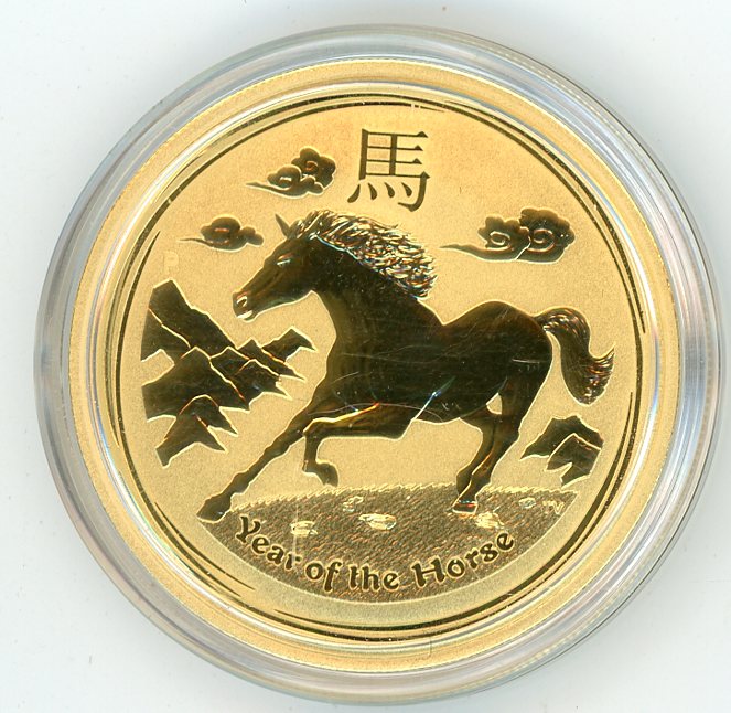 Thumbnail for 2014 Australian One oz Gold - Year of the Horse