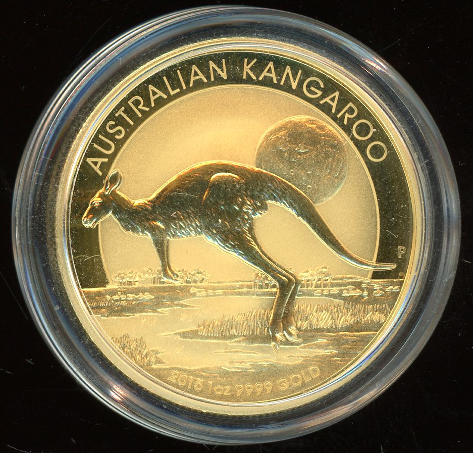 Thumbnail for 2015 One oz Gold Kangaroo in Capsule