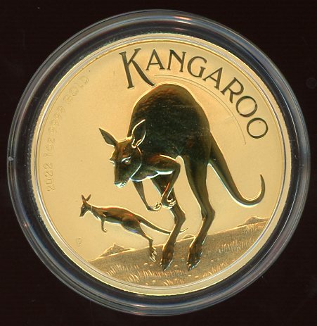 Thumbnail for 2022 One oz Gold Kangaroo in Capsule