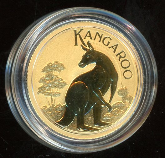 Thumbnail for 2023 Australian One Tenth oz Kangaroo in Capsule