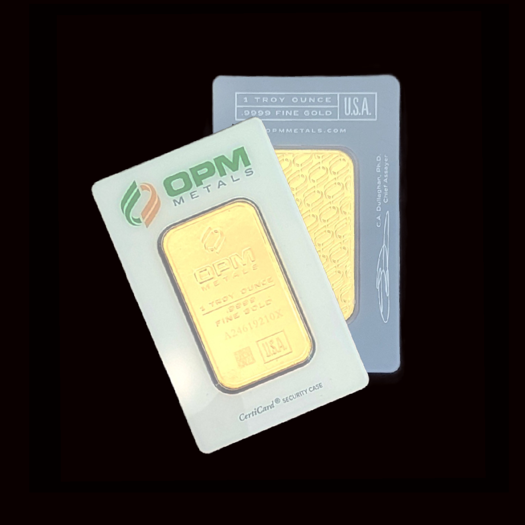 Thumbnail for OPM METALS 1oz Gold Bar