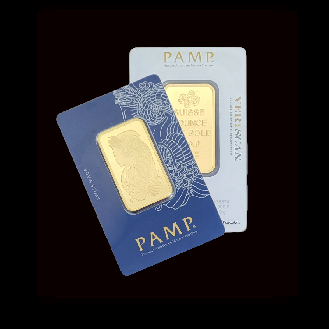 Thumbnail for PAMP Swiss 1oz Gold Minted Bar
