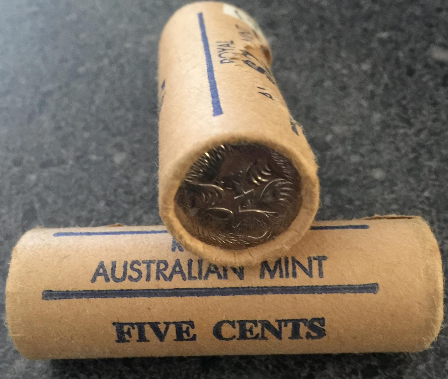 Thumbnail for 1988 Royal Australian Mint Five Cent Roll