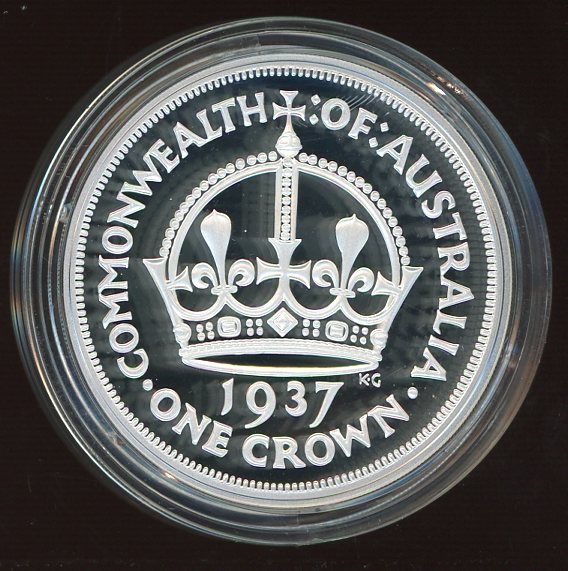 Thumbnail for 1998 Australian Fifty Cent Silver Coin from Masterpieces in Silver Set - 1937 Crown Design