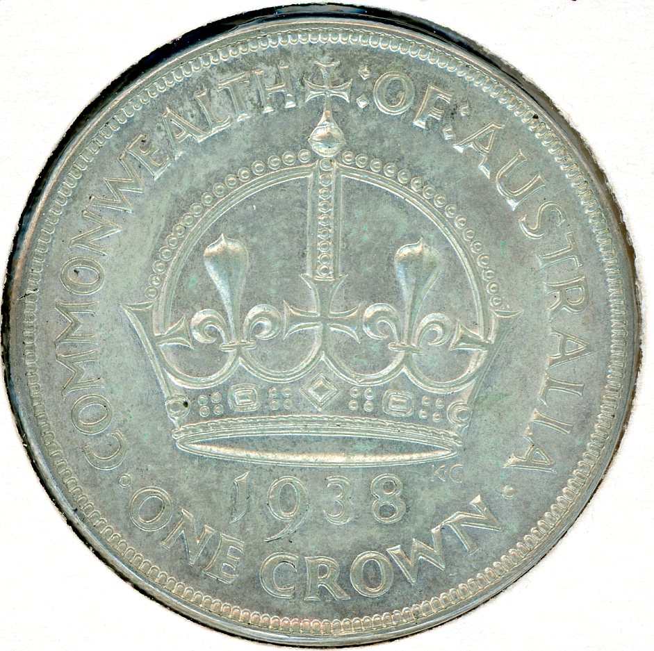 Thumbnail for 1938 Australian Crown (A) gEF 