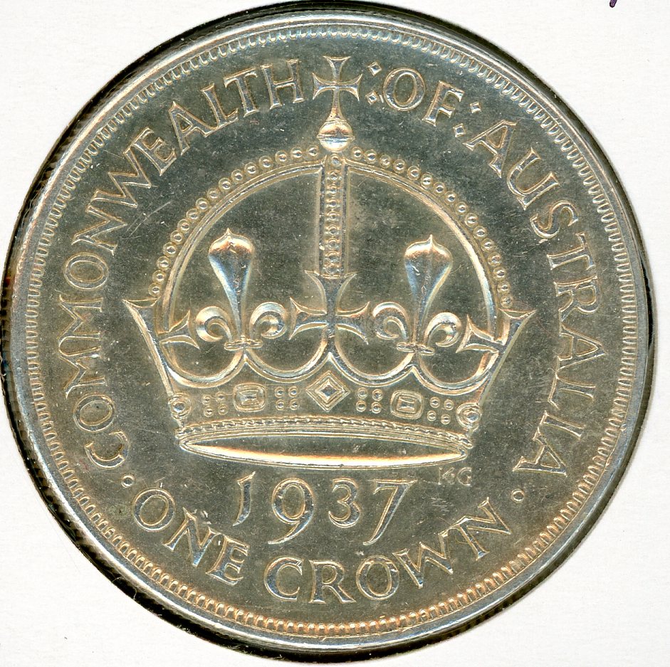 Thumbnail for 1937 Australian Crown gEF B