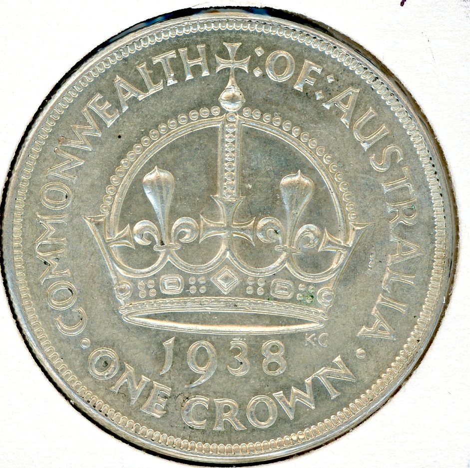 Thumbnail for 1938 Australian Crown (B) EF