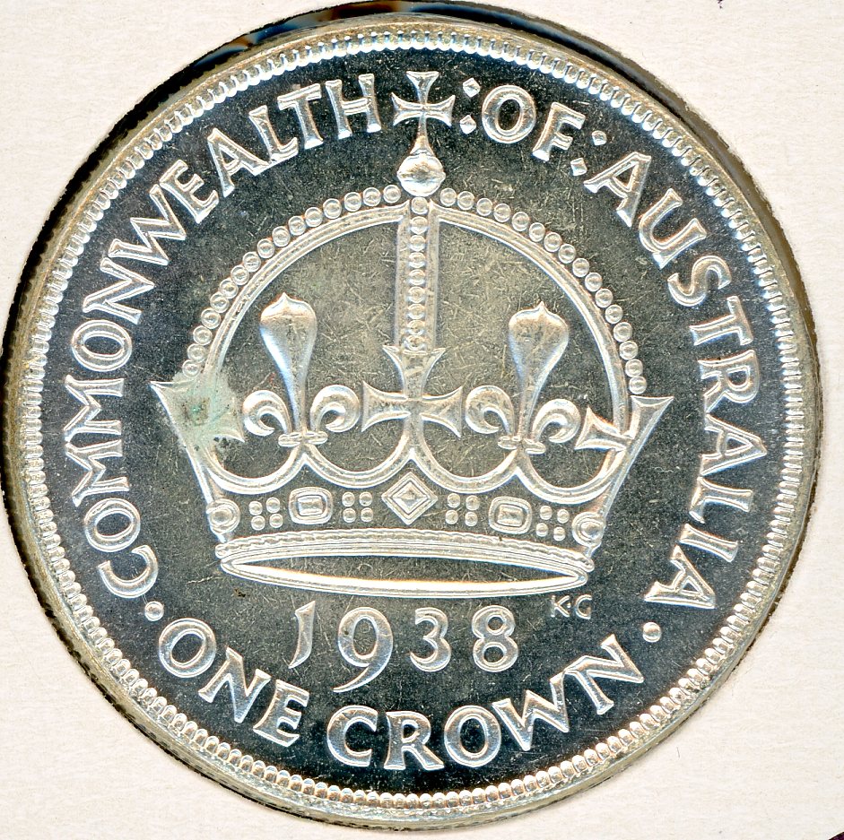 Thumbnail for 1938 Australian Crown (C) EF