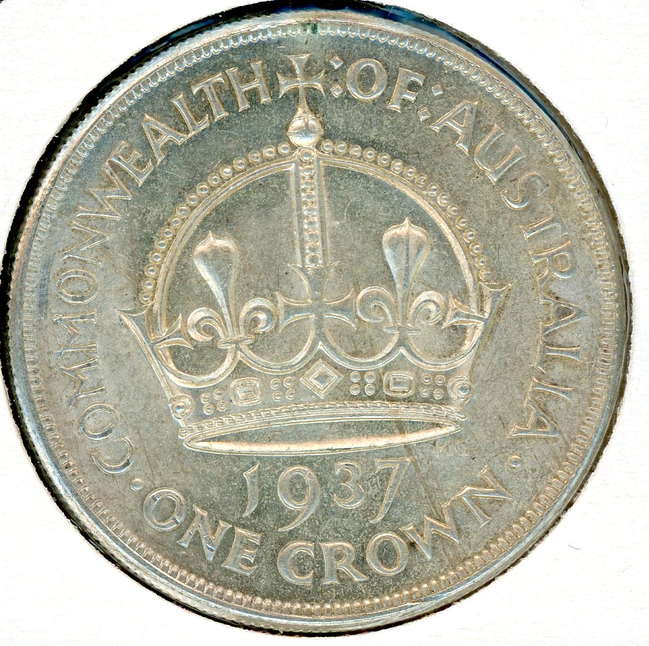 Thumbnail for 1937 Australian Crown gEF D