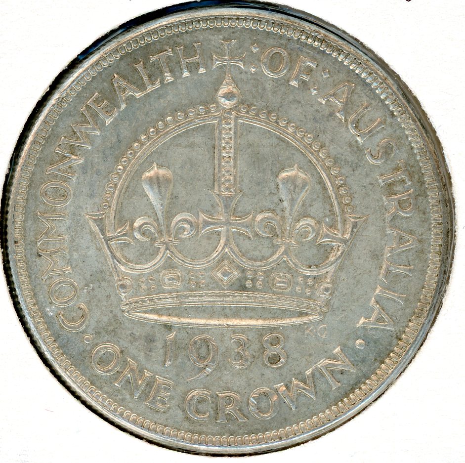 Thumbnail for 1938 Australian Crown (D) EF