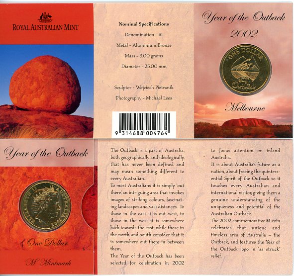 Thumbnail for 2002 Outback M Mintmark