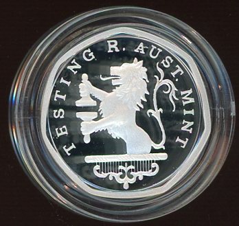 Thumbnail for 2004 Australian $1 Silver Coin from Masterpieces in Silver Set - Lion