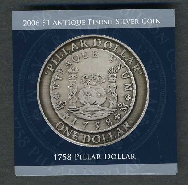Thumbnail for 2006 Silver Pillar Dollar Subscription Coin