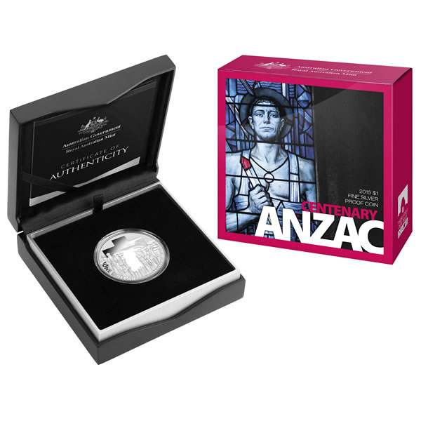 Thumbnail for 2015 Anzac Centenary $1 Silver Proof