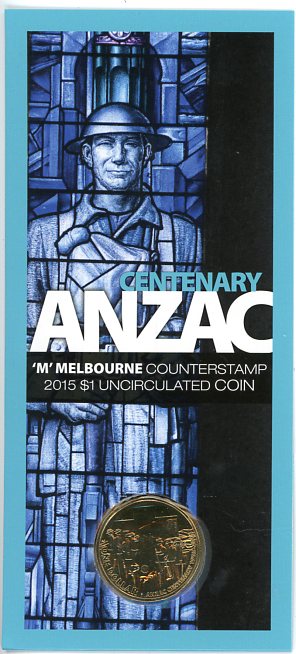 Thumbnail for 2015 Centenary Anzac - M Counterstamp