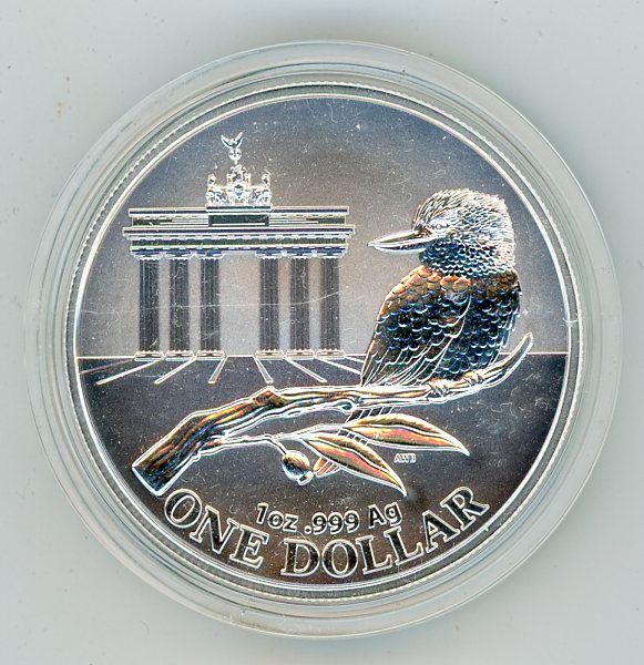 Thumbnail for 2020 1oz One Dollar Silver Coin - Brandenburg Gate