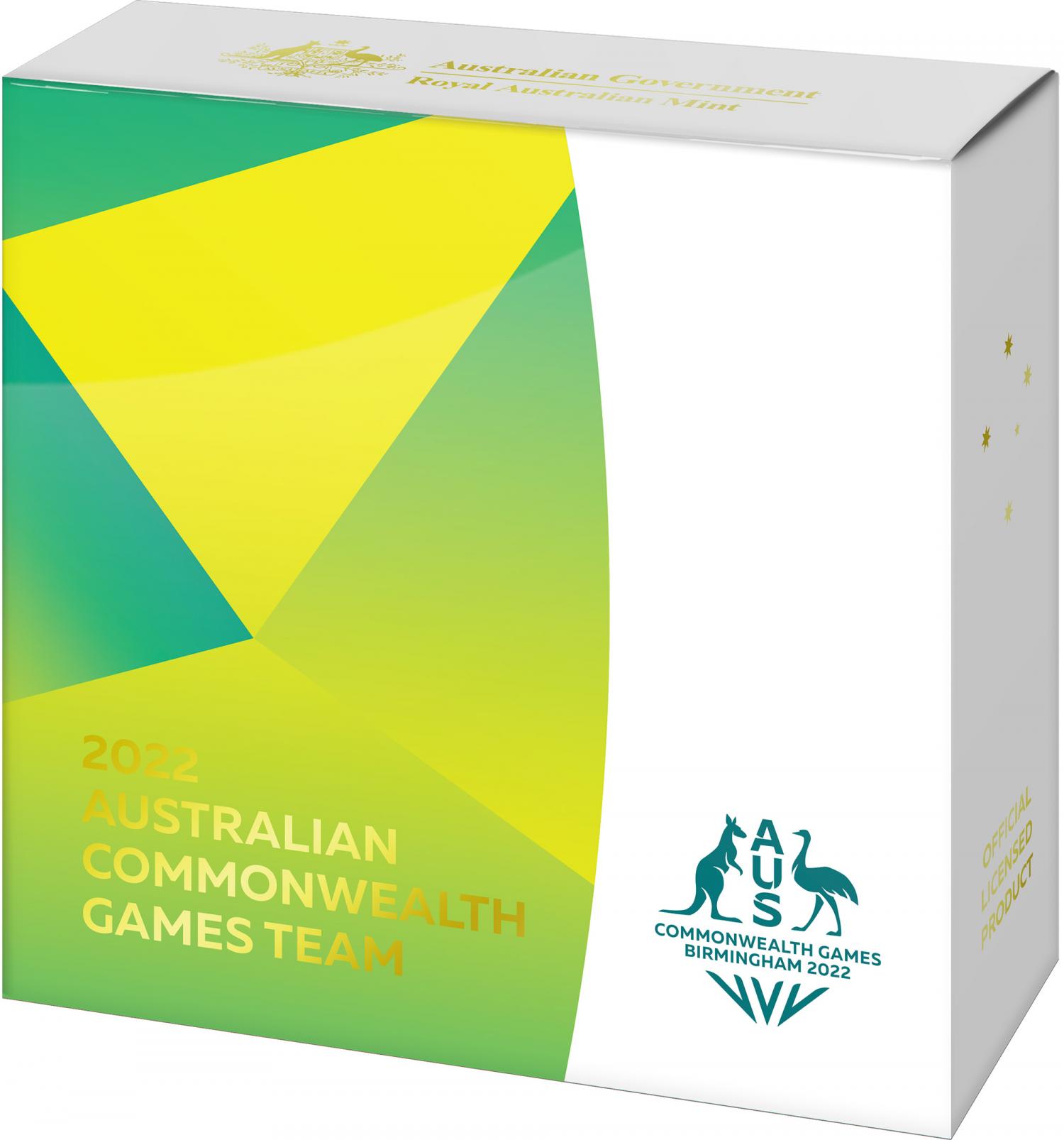 Thumbnail for 2022 $1 Half Oz Coloured Silver UNC Coin - Commonwealth Games 